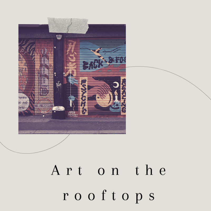 Art on rooftops